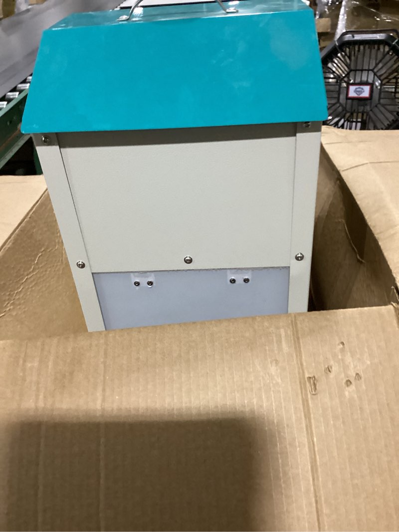 Condition photo showing New/Like New for automatic dog feeder for large dogs outdoor 50lbs dog food dispenser dog feeding station galvanized gravity feeder pet feeder for large breed (50lbs)