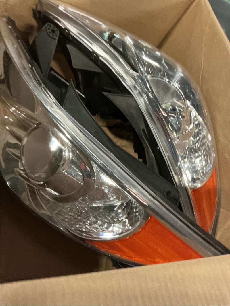 Condition photo showing Good Condition for Driver Side and Passenger Side Headlights Assembly Halogen Replacement for Sonata 2011-2014 Housing Chrome Lamp LH RH 2PCS