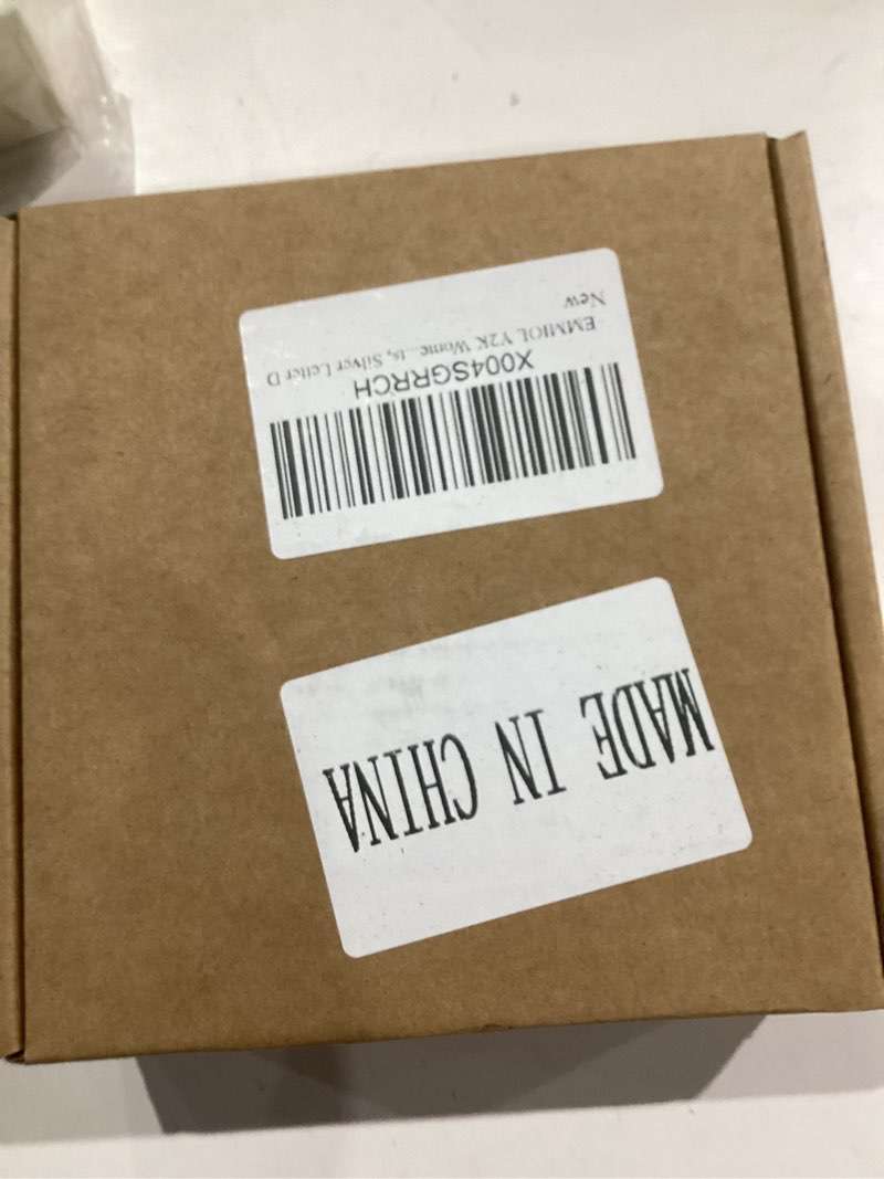 Condition photo showing Good Condition for EMMIOL Cool Y2K Belt Women Black bb Belt Silver Buckle Oval D Ring Star Belts Trendy Streetwear Punk for Jeans Black Fits 28" -34 " Waist