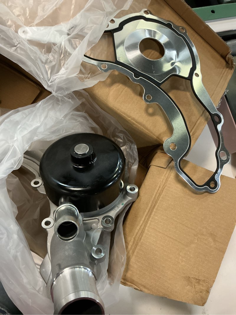 Condition photo showing Good Condition for engine water pump automotive w/gasket 1204450 252983 compatible for dodge challenger charger durango grand caravan journey town country grand cherokee 3.6l 2011-2024