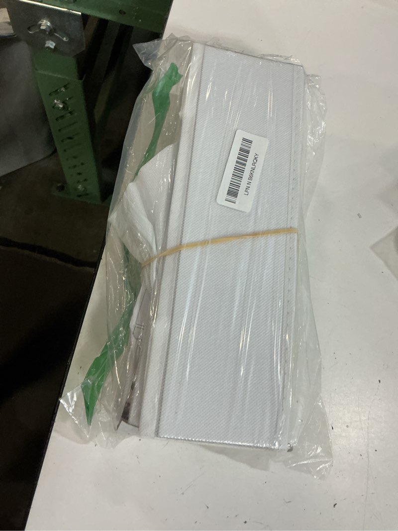 Condition photo showing Good Condition for DIMJ Drawer Organizer Clothes, 12 Pack Fabric Closet Organizers and Storage, Foldable Baby Clothes Organizer & Dresser Bin For Nursery, Bedroom, Closet, Socks, Bra, Tie,White White 12 Pack