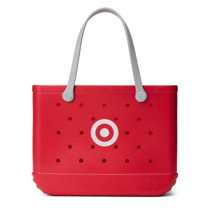 bogg bag original bullseye tote bag - red