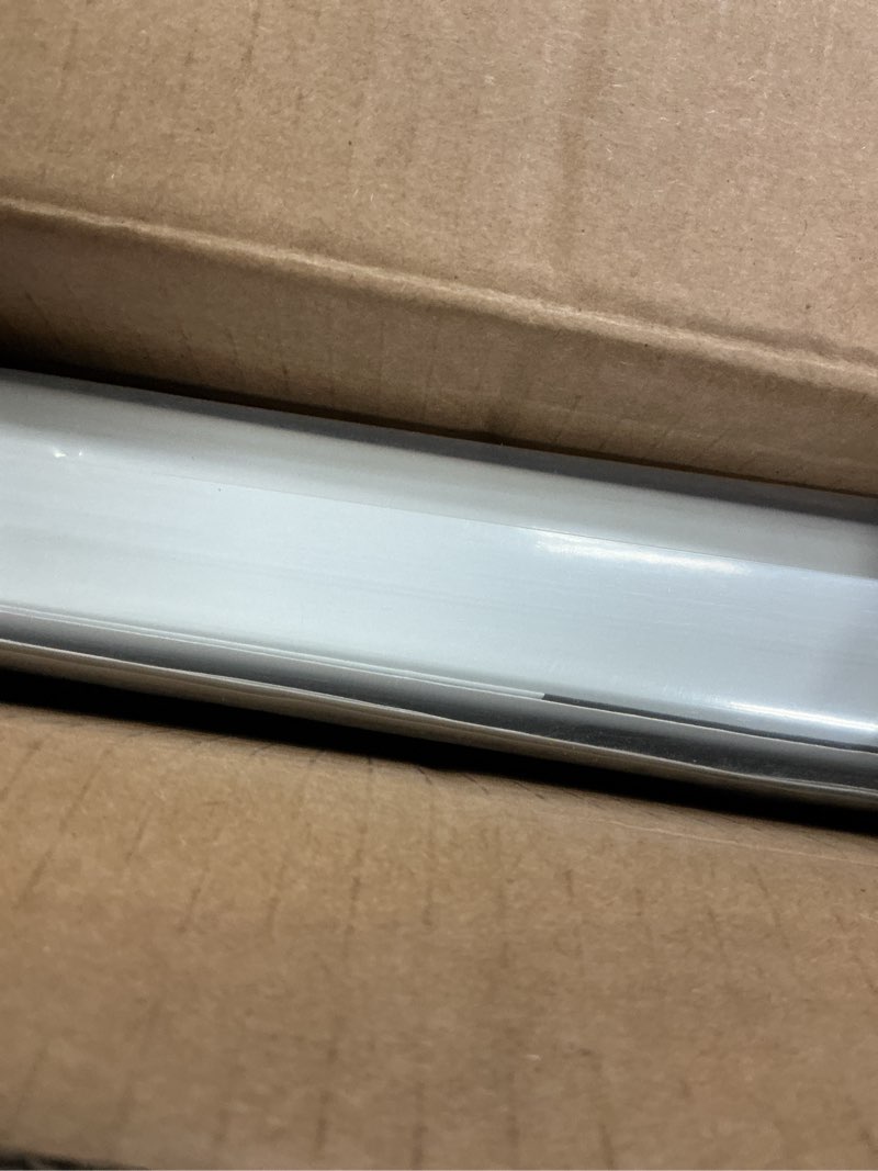 Condition photo showing item condition for LazBlinds Cordless Cellular Shades, No Tools No Drill Blackout Honeycomb Shades Pleated Blinds for Windows, 44.5'' W x 48'' H, Silver White Blackout-silver White 44 1/2'' W x 48'' H