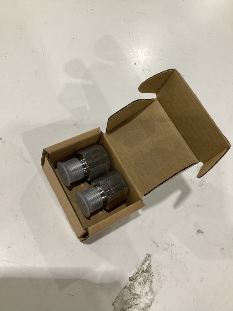 Condition photo showing Good Condition for 3/8 inch male to 1/2 inch female reducer adapter | 304 stainless steel reducer pipe extension connector, 1/2" fnpt x 3/8" mnpt reducing pipe fittings adapter 1/2 female x 3/8 male