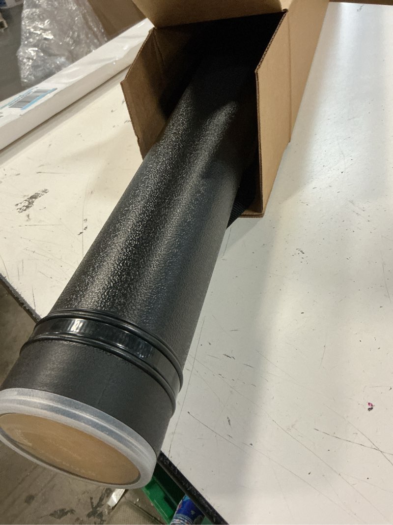 Condition photo showing Good Condition for transon durable poster storage tube with straps 24"-40" extendable for blueprints, artwork, maps, posters color black 1 pack-black