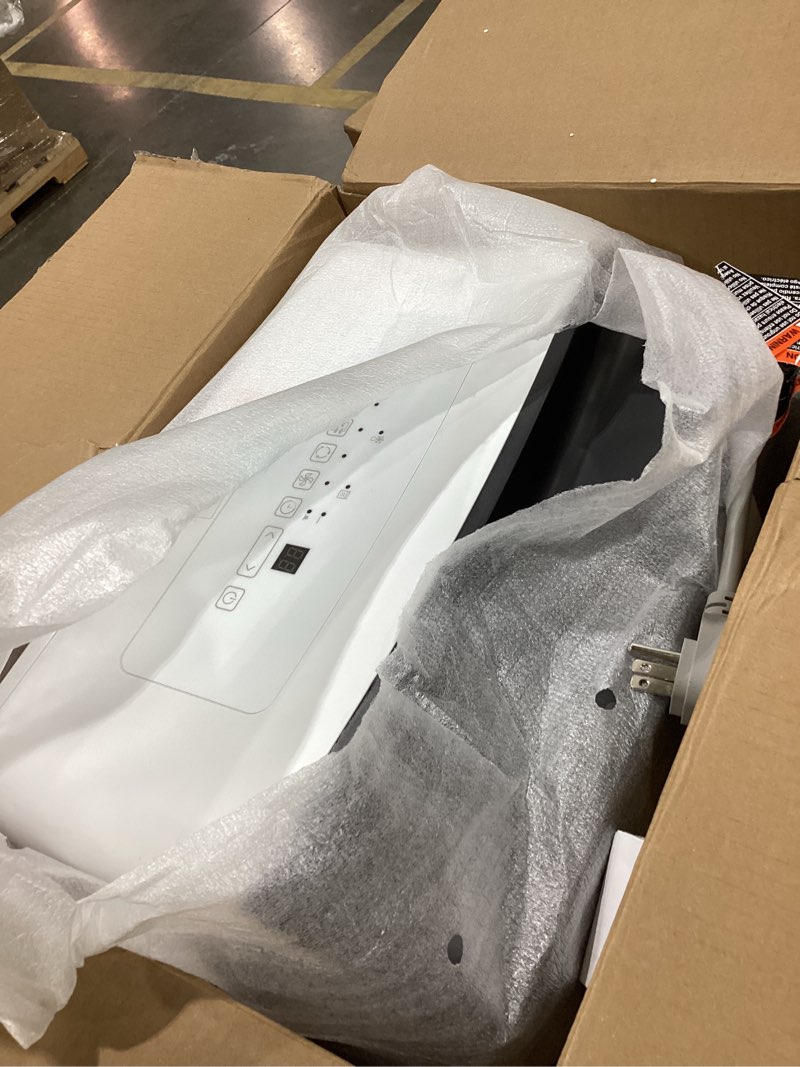 Condition photo showing As Is for danby ddr040bj2wdb 40 pint dehumidifier with smart dehumidify in white energy star most efficient 2022 recognition