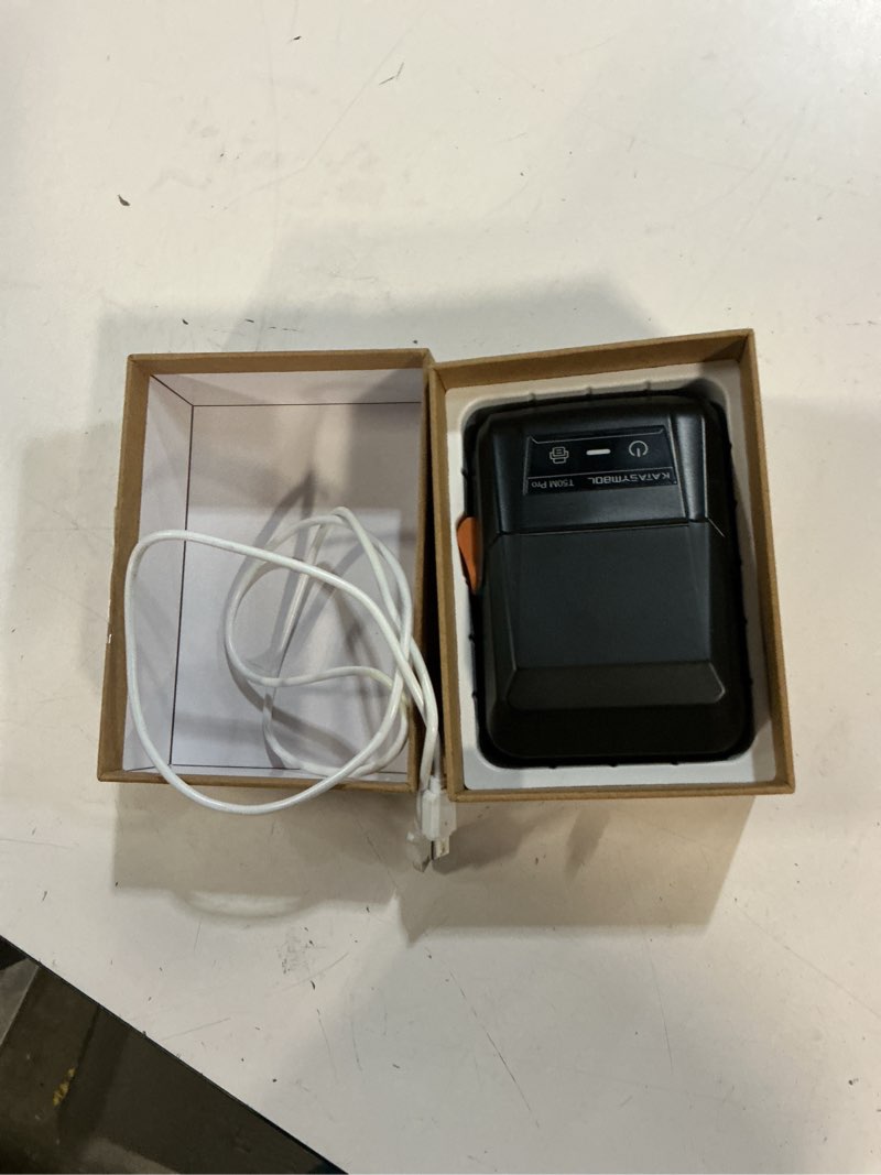 Condition photo showing Good Condition for supvan t50m pro bluetooth label maker machine with tape, wide waterproof label, versatile app with 30+ fonts and 660+ icons, inkless labeler for home, kitchen, school, office organization, black machine + 1 tape