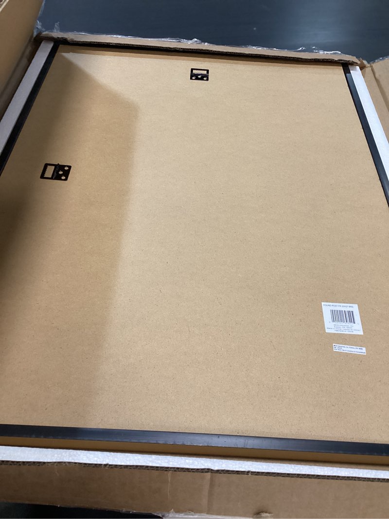 Condition photo showing Good Condition for mcs foundation 20x27 poster frame traditional brass, vertical & horizontal wall hanging large picture frame for photos, posters & art prints (1-pack) 1-pack brass 20x27