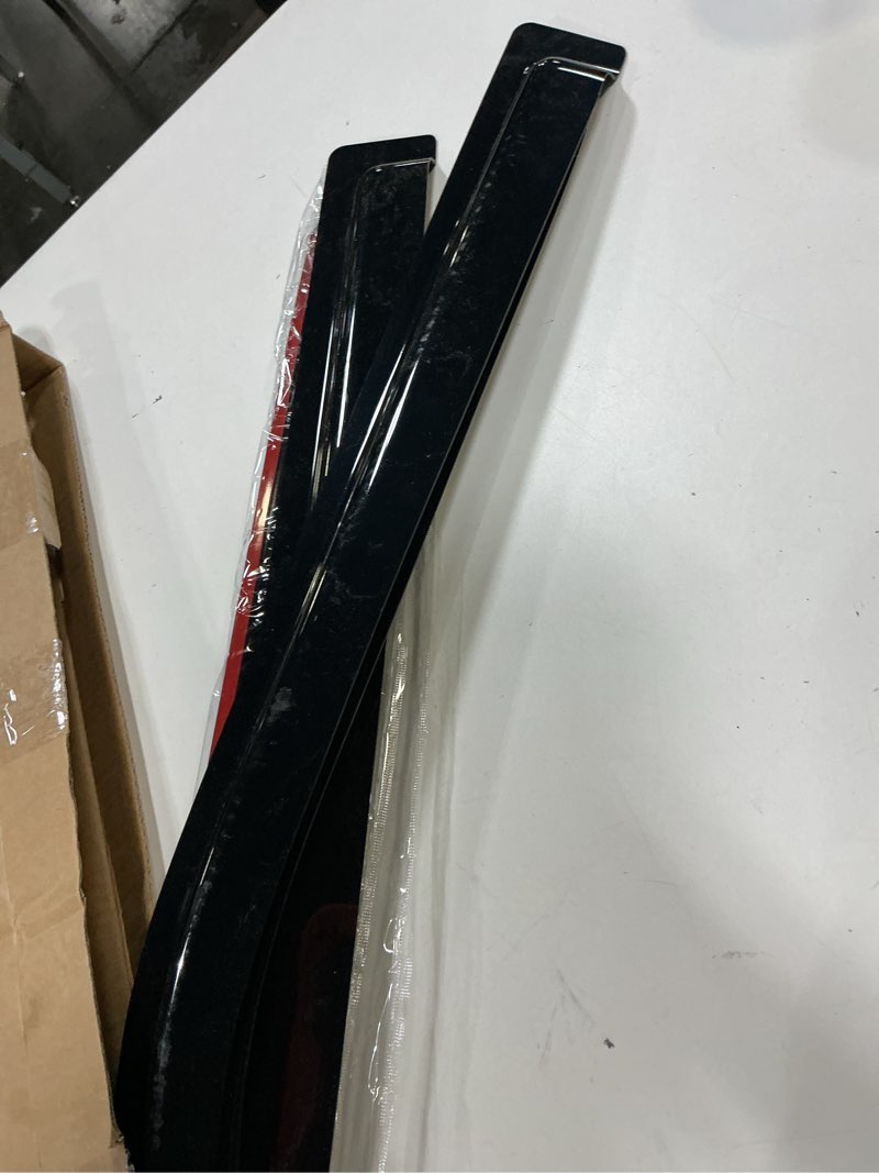 Condition photo showing As Is for window visors rain guards shield for 2009-2019 ford flex, out-channel window vent wind deflectors visors shades for 09-19 ford flex