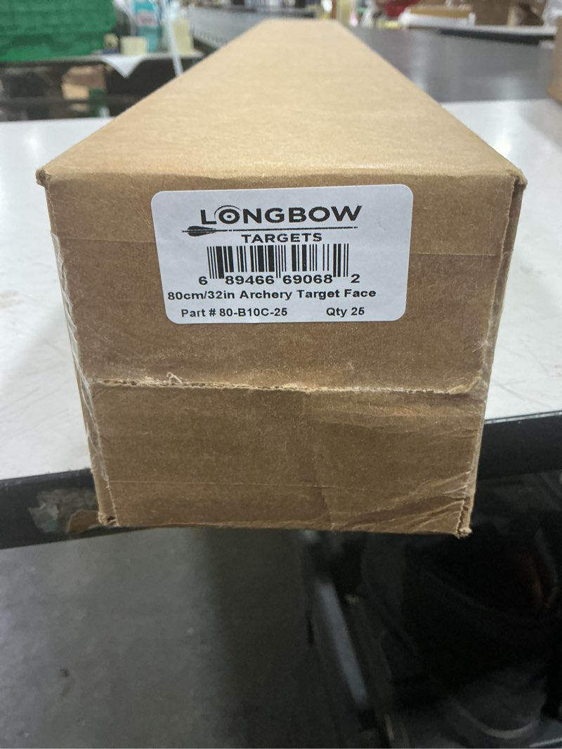 Condition photo showing New/Like New for archery 40cm & 80cm targets by longbow (25 pack, 80cm archery paper)