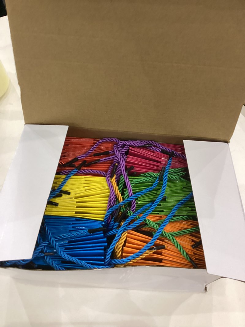 harloon 60 pcs mini paper gift bags bulk rainbow assorted color tiny gift bags with handles colored 