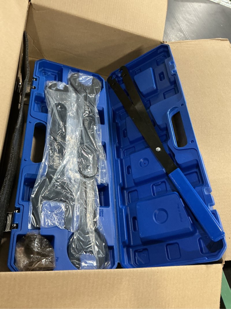 Condition photo showing Good Condition for orion motor tech 15pc fan clutch wrench set, heavy-duty fan clutch tools compatible with ford gm dodge trucks, fan clutch removal tool kit with 22 36 40 47 51 mm wrenches pulley holder pins