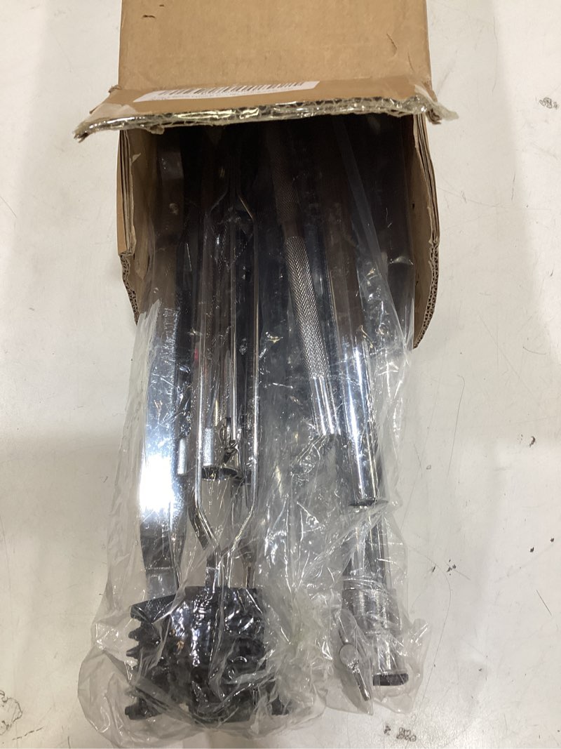 Condition photo showing Good Condition for 2 pack boom cymbal stand, adjustable cymbal stand for drum hardware percussion mount holder gear set drum hardware set for mounting crash, ride, splash cymbals, double braced legs with rubber feet 2pack