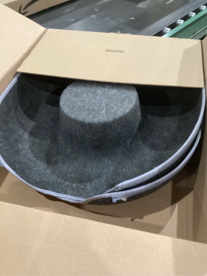 Condition photo showing Good Condition for Large Cat Tunnel Bed for Indoor Cats with 3 Toys, Scratch Resistant Donut Cat Bed, Up to 30 Lbs (L 24x24x11, Dark Grey)