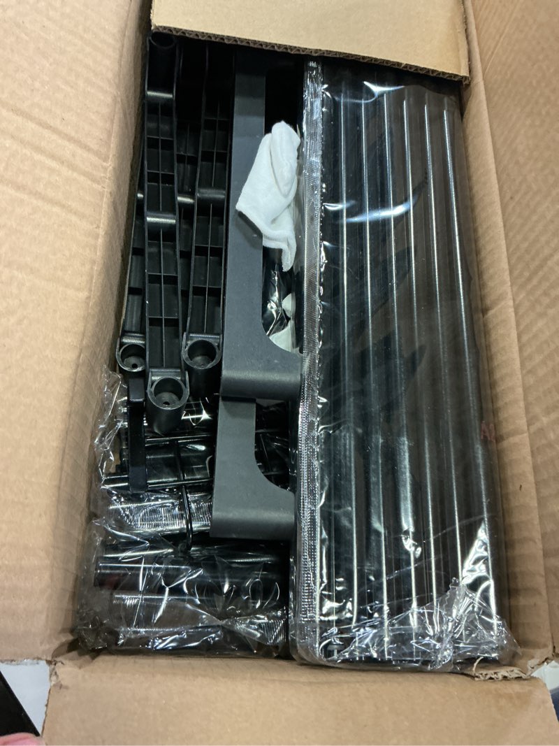 Condition photo showing Good Condition for bgtrend 3-tier expandable shoe rack, adjustable metal shoe organizer shelf for closet hallway entryway, black