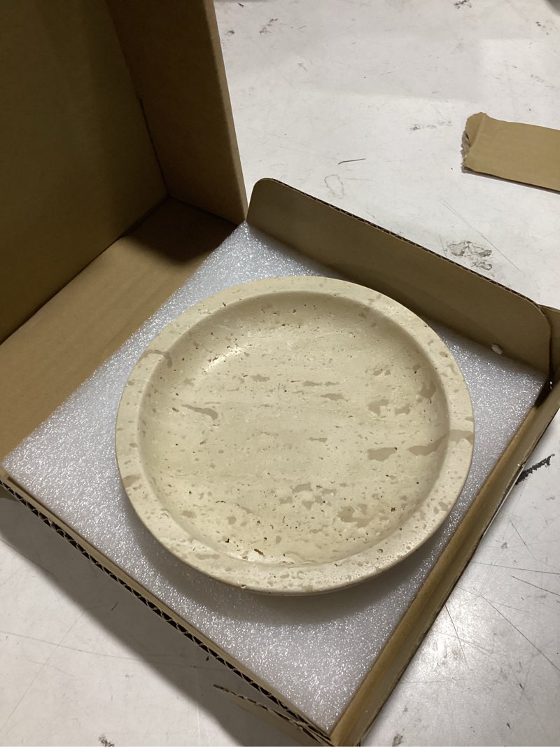 Condition photo showing Good Condition for jewelry tray,5.5"x5.5" marble jewelry tray for entryway table,countertop bathroom, kitchen dresser,marble tray,waiting for storage of small trinket,home decor organizer a2