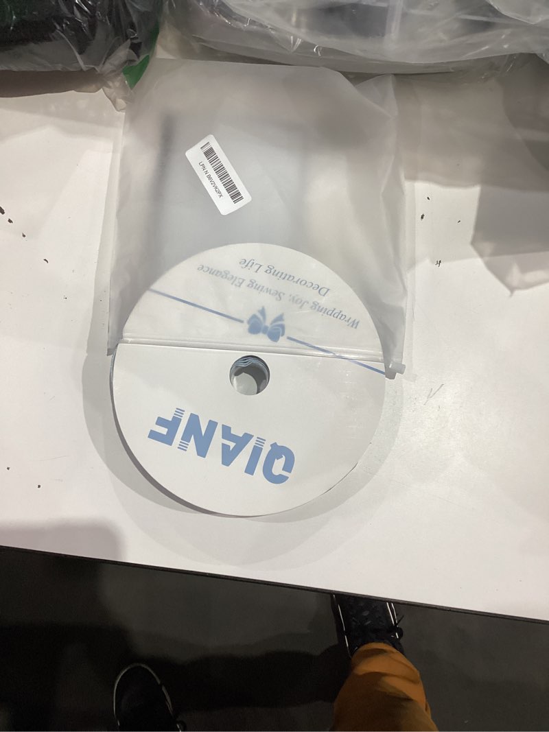 Condition photo showing Good Condition for Vintage Dusty Blue Velvet Ribbon Christmas Ribbon for Gift Wrapping Crafts Christmas Tree Ornaments Garland Decorations, 1 Inch X 25Yd 1"-25 Yard 332-Dusty Blue