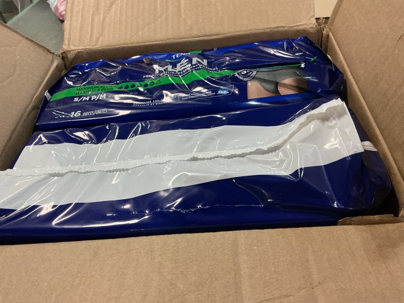 Condition photo showing Good Condition for Tena Protective Incontinence Underwear for Men  Small/Medium  16 Ct