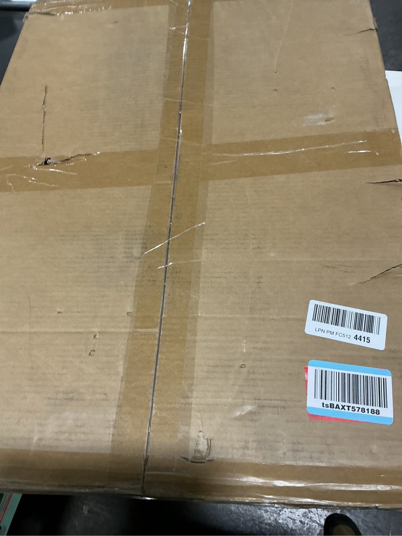 Condition photo showing Good Condition for Diroan Kids Functional Desk and Chair Set, Ergonomic Height Adjustable Children School Study Desk with Tilt Desktop, Book Stand, LED Light, Metal Hook and Storage Drawer for Boys Girls(Pink) Large Pink