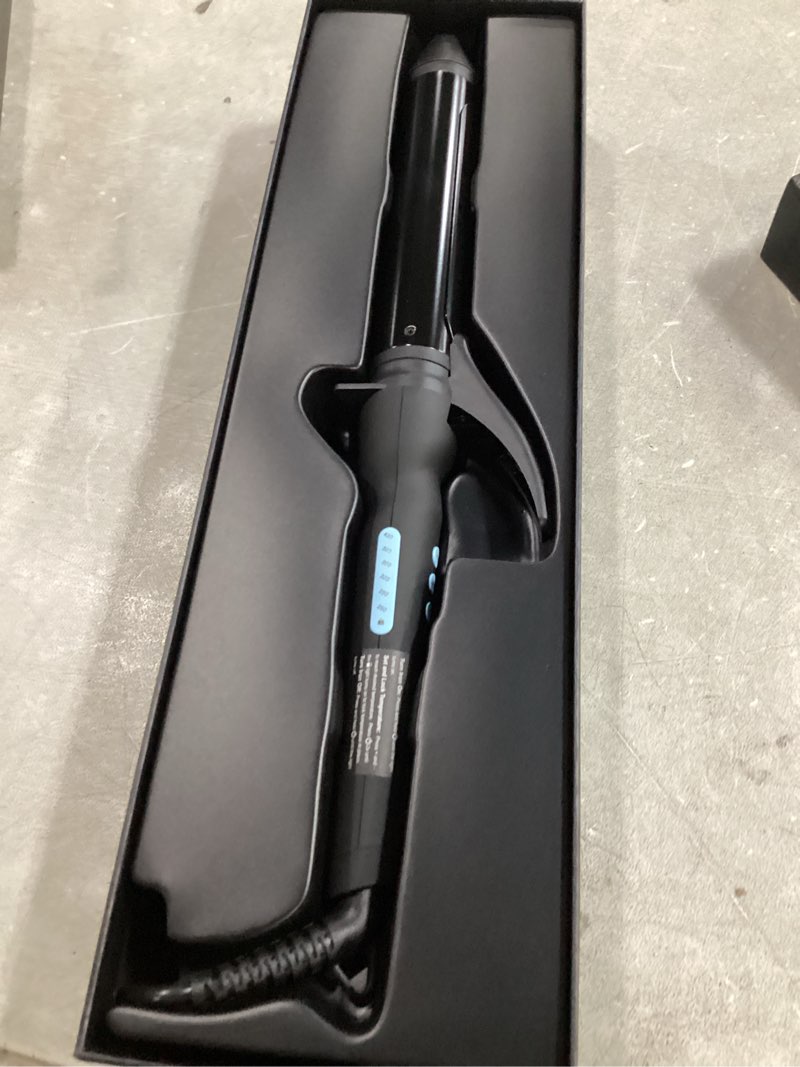 Condition photo showing Good Condition for bio ionic long barrel styler  1.5  curling iron  curling wand  adjustable heat  hair curler