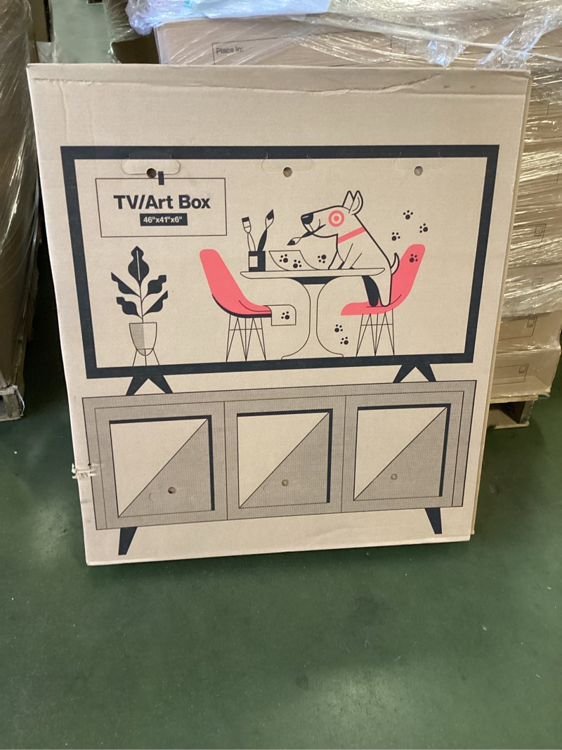 Tv/Art Box Storage/Shipping Box, 46”x41”x6”