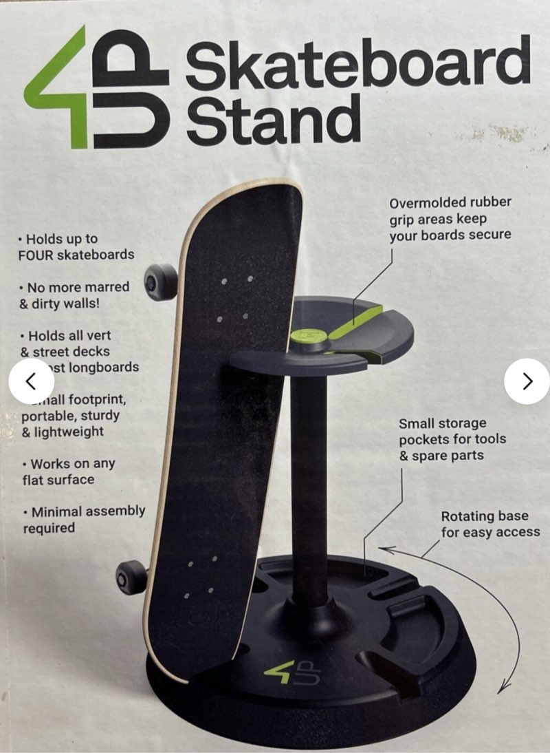 California Rotating skateboard stand