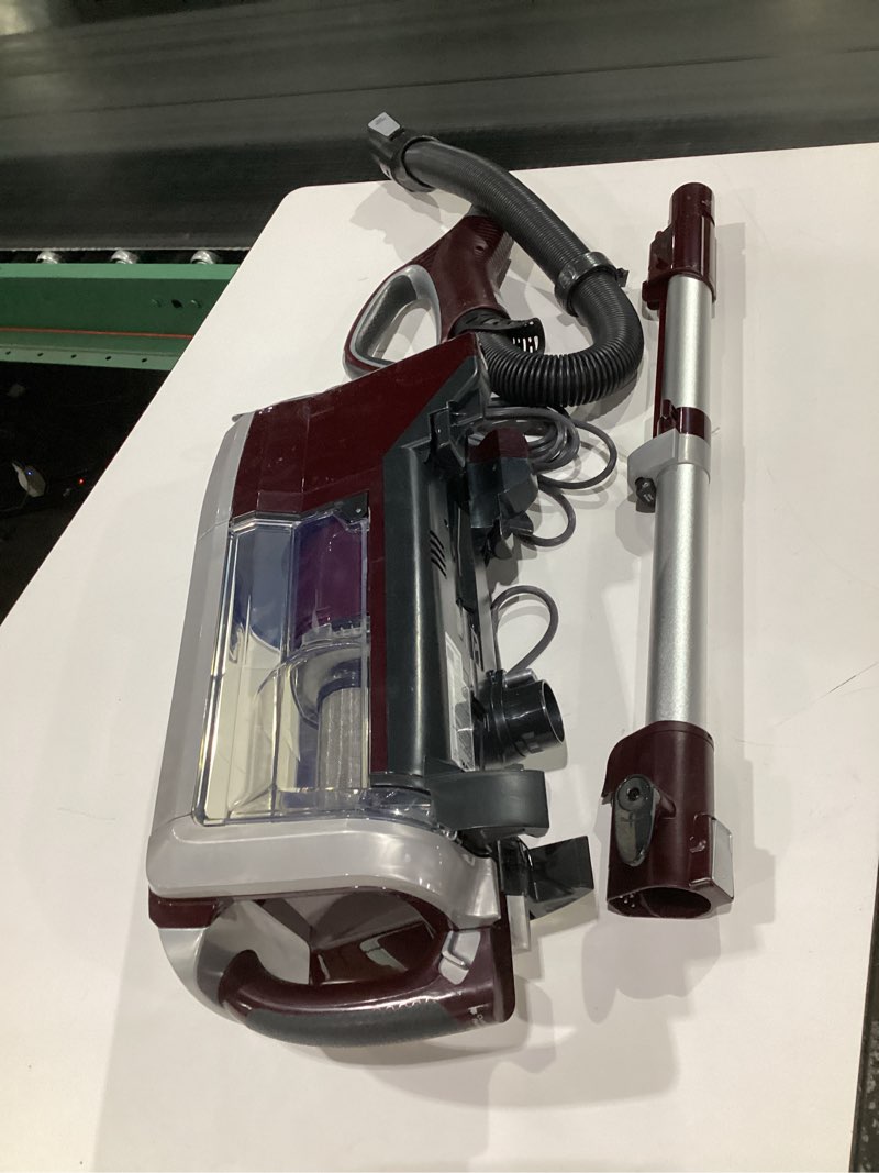 Condition photo showing Good Condition for (NOT TESTED) Shark NV752 Rotator Powered Lift-Away TruePet Upright Vacuum with HEPA Filter, Large Dust Cup Capacity, LED Headlights, Upholstery Tool, Perfect Pet Power Brush & Crevice Tool, Bordeaux