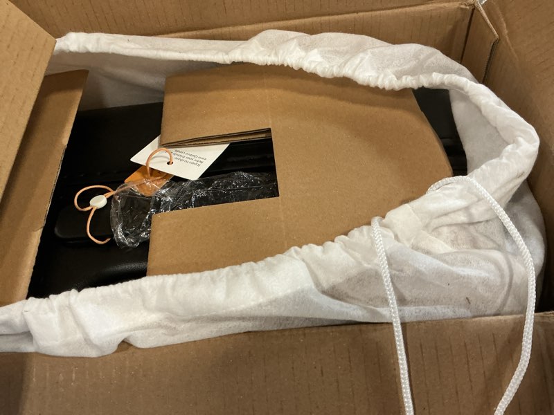 Condition photo showing As Is for FRAYING ON THE ZIPPER)Compact Carry-On Suitcase, Black  One Size 