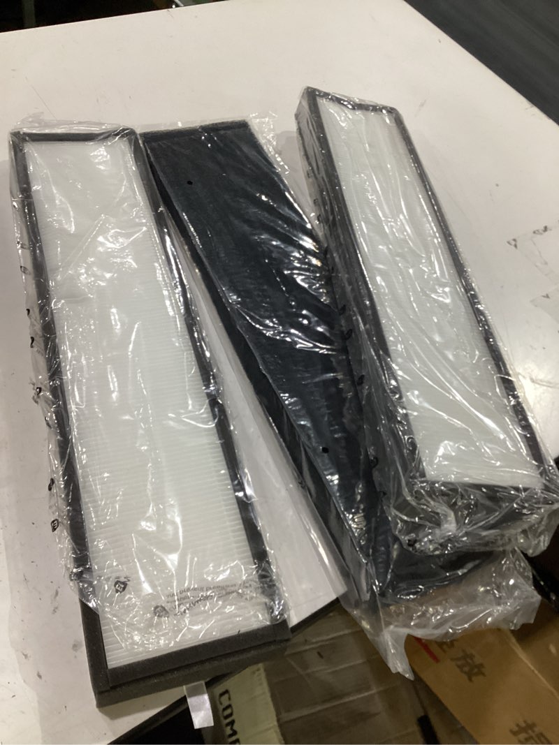 Condition photo showing Good Condition for 2-pack 182550 replacement filter compatible with bionair bap536uv-u and holmes hap537uv / 2141139 air purifiers, with 6×carbon pre-filters