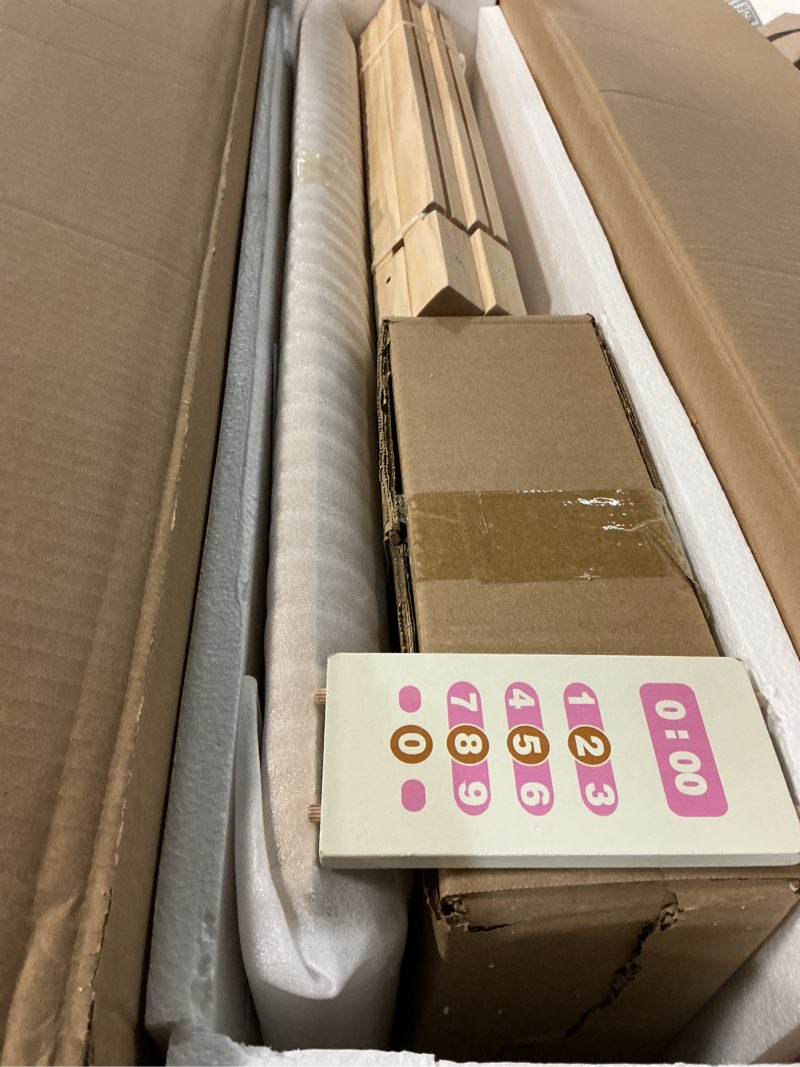 Condition photo showing New/Like New for ROBUD Play Kitchen for Kids Toddlers, Wooden Play Kitchen with Realistic Accessories, Toy Kitchen Set with Plenty of Play Features, Modern Style Toy Kitchen for Girls & Boys, Gift for Ages 3+, Pink