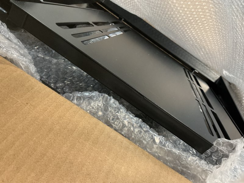 Condition photo showing As Is for marada upgrade racing wheel stand x frame fit for pxn, for logitech g27 g920 g923, for thrustmaster t300rs t128x, foldable pc game race bracket simulator cockpit without steering wheel pedal handbrake