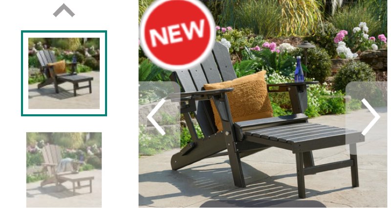 The Adustable Adirondack Chair with Ottoman