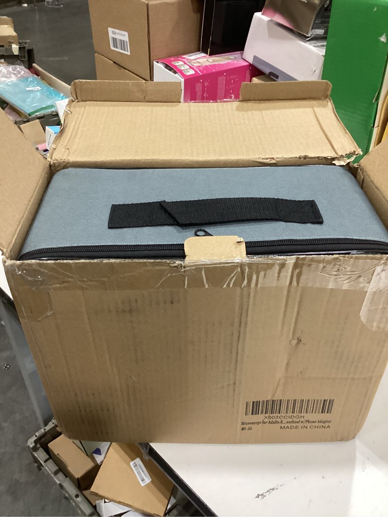 Condition photo showing Good Condition for Microscope for Adults Kids Students, 100X-2000X Microscopes, Metal-Body Dual LED Illumination, Biological Compound Monocular Microscope Kit for School Lab, Homeschool w/Phone Adapter