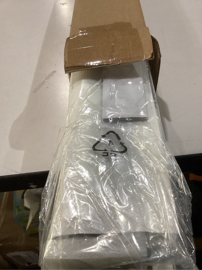 Condition photo showing New/Like New for LazBlinds No-Drill Cordless Zebra Blinds - Dual Layer Light Filtering & Room Darkening, Free-Stop Lift, Easy Install, Day & Night Privacy with Valance for Window 22" W x 64" H, White 22"W x 64"H White