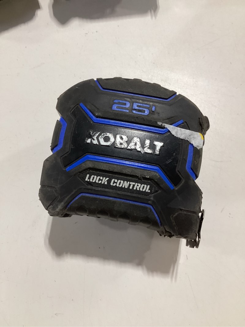 Condition photo showing As Is for kobalt compact 25-ft tape measure