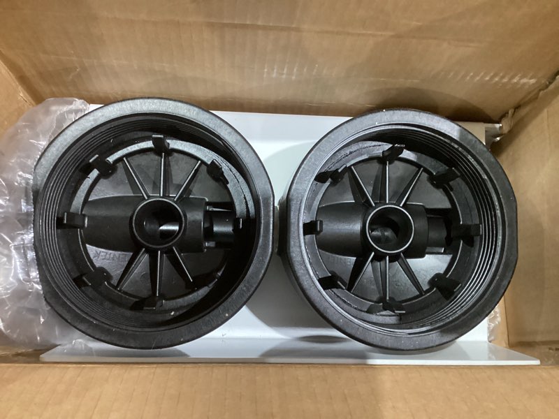 Condition photo showing As Is for Home Master HMF2SmgCC Whole House Water Filter, 4-layer sediment filter 25 to 1 micron, Powerful Up-Flow KDF85 & Catalytic Carbon 10gpm, 1” NPT ports, Patented heavy steel bracket fits 16” wall studs