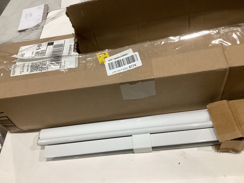 Condition photo showing Good Condition for lazblinds no drill blinds for indoor windows, blackout roller shades, cordless window blackout blinds, thermal insulated fabric uv protection for home and office, 21" w x 72" h, white blackout-white 21" w x 72" h