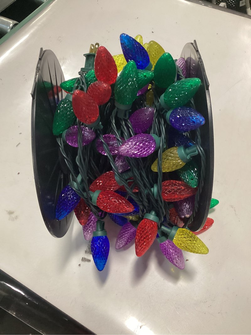 Condition photo showing As Is for Holiday Living LED String Lights