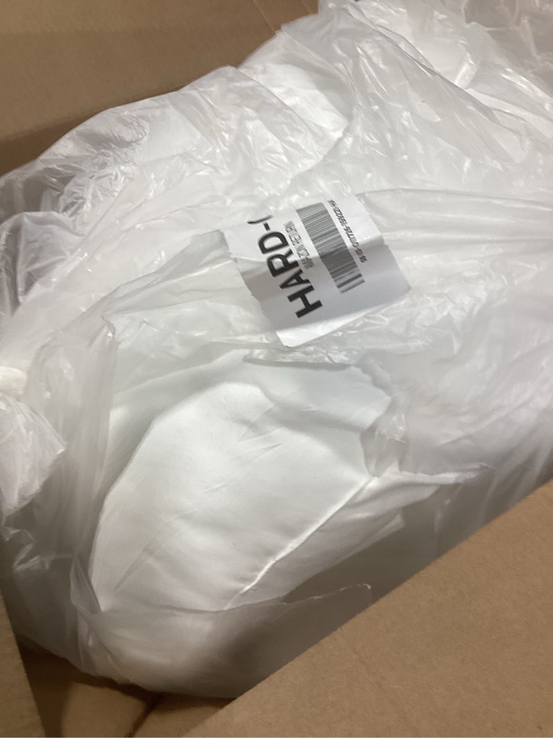 Condition photo showing As Is for ashler outdoor pillows, 18 x 18 pillow inserts set of 4, waterproof throw pillow inserts hypoallergenic for patio, water resistant indoor outdoor decorative 4 count (pack of 1) white-18 x 18 inches
