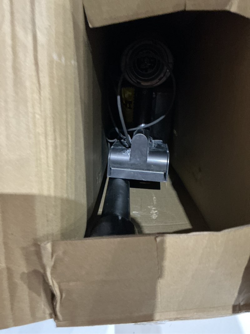 Condition photo showing As Is for dyson gen5detect cordless vacuum, 280aw, 3 power modes, up to 70 minutes,² illumination reveals dust, hepa filtration, all floor types
