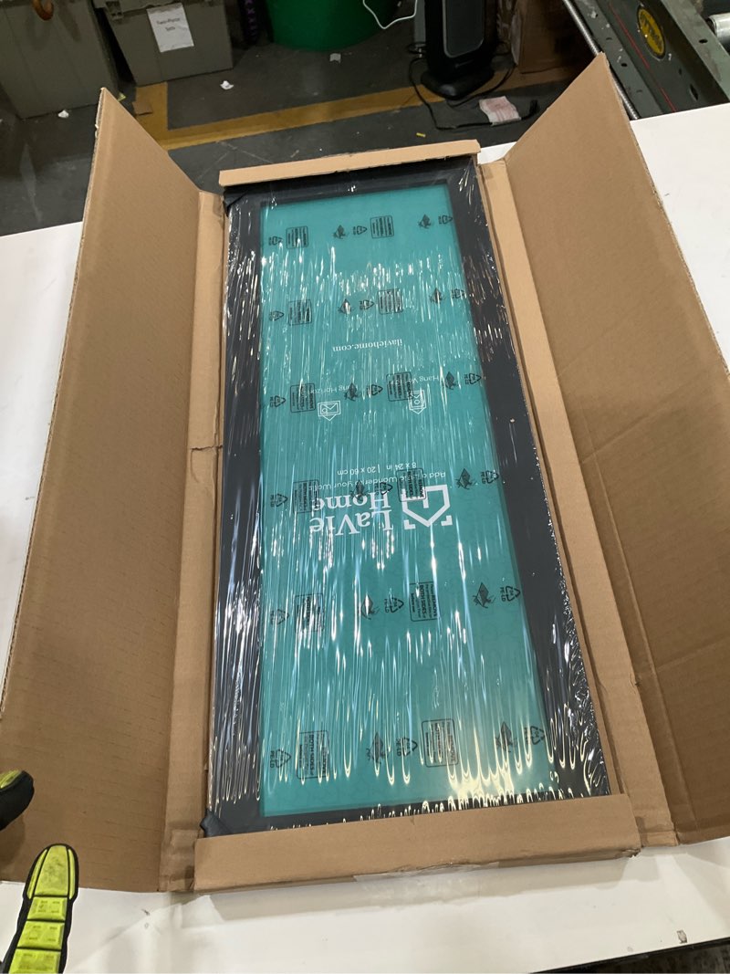 Condition photo showing As Is for LaVie Home 8x24 Black Picture