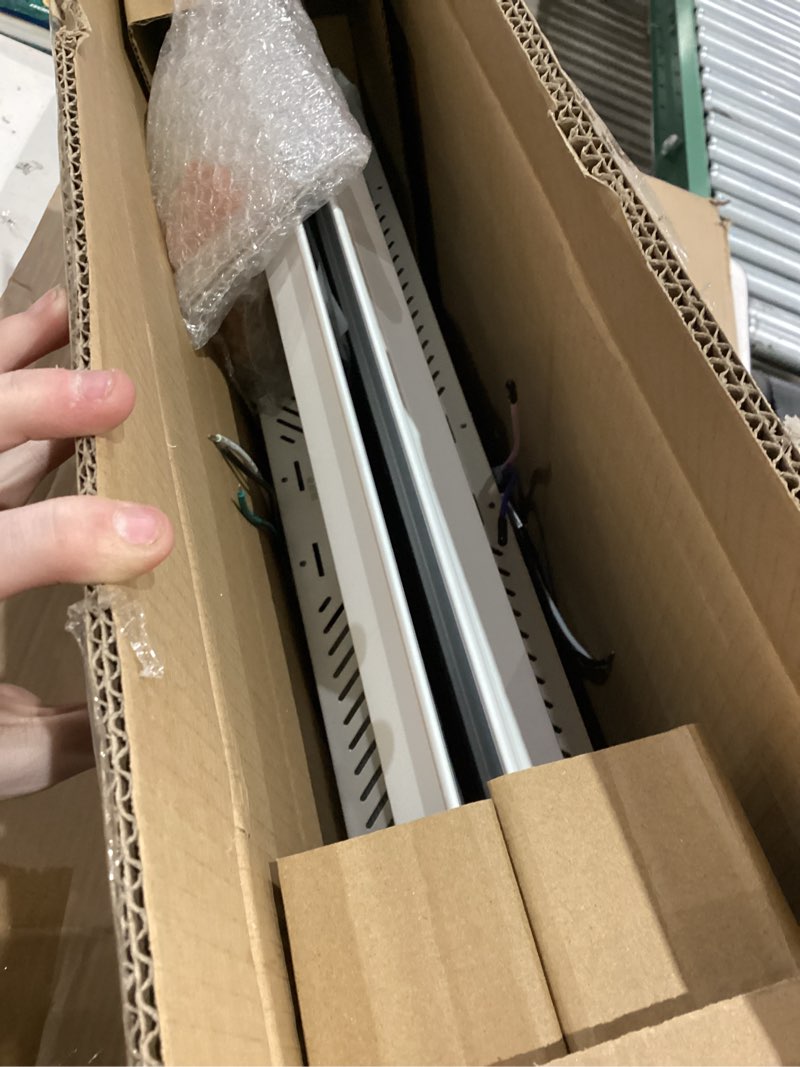 Condition photo showing As Is for LED Linear High Bay Light 2 Pack 165W/110W/80W Power Tunable, 23100 Lumens 5000K 120-277V Dimmable 2FT, Commercial Linear Hanging Bay Lights for Warehouse Workshop Supermarket Stadium, ETL 2 165.0 Watts