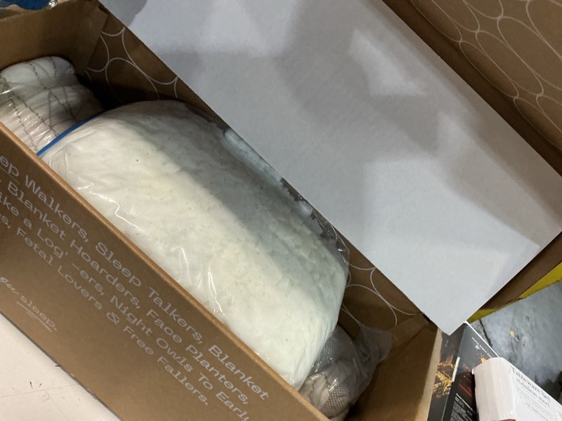 Condition photo showing Good Condition for coop home goods eden bed pillow queen size for sleeping on back, stomach and side sleeper- medium soft memory foam cooling gel - certipur-us/greenguard gold eden queen standard