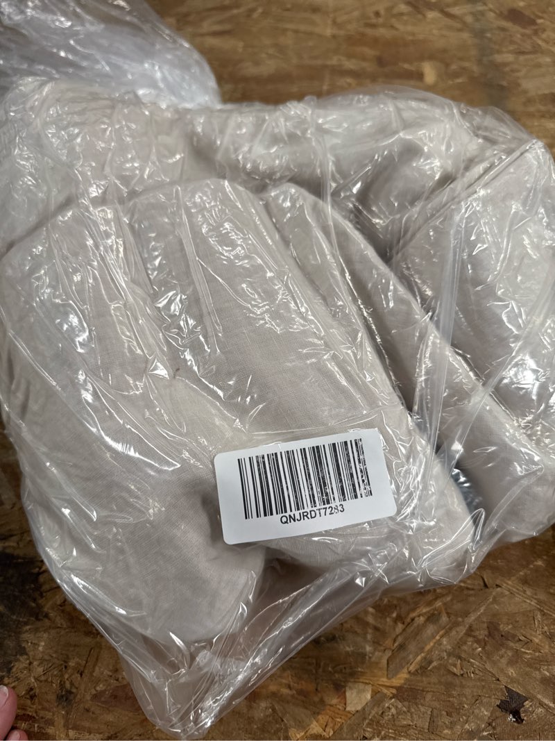 Condition photo showing Good Condition for european linen duvet cover set, full/queen, sand
