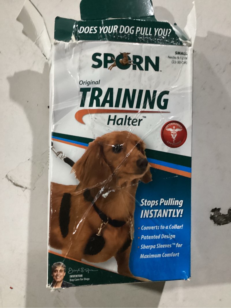 Condition photo showing New/Like New for Sporn Dog Halter, Black, Small Small Black (Original Halter)