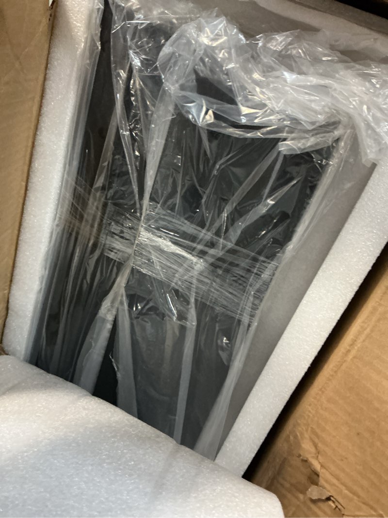 Condition photo showing Good Condition for 96 Inch Industrial Ceiling Fan - Large Ceiling Fan with DC Motor, 3 Downrods, 6-Speed Remote Control, 8 Reversible Aluminum Blades, Black Commercial Ceiling Fans for Shop/Gym/Warehouse/Garage