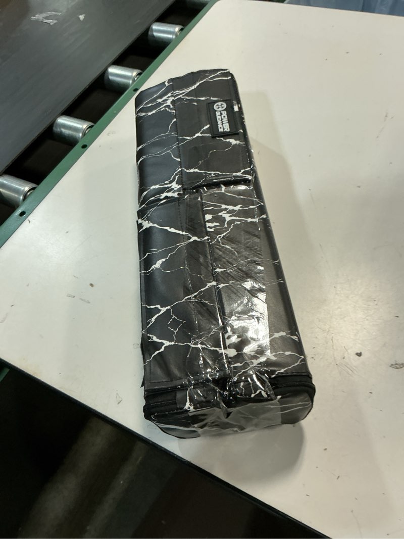 Condition photo showing As Is for power guidance square hip thrust pad barbell squat pad protective pad for barbell bench press, barbell hip thrusts, weight lifting, squats, lunges - fit standard and olympic bars black#marbling