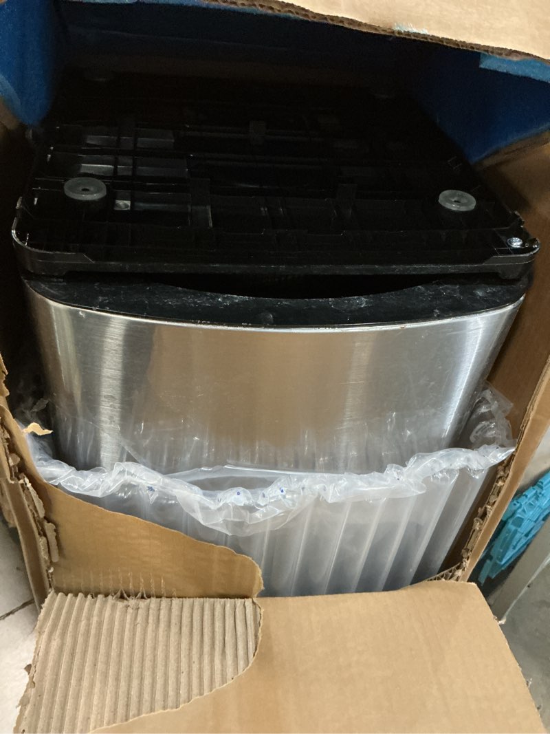 Condition photo showing As Is for brio self cleaning bottom loading water cooler water dispenser – limited edition - 3 temperature settings - hot, cold & cool water stainless steel