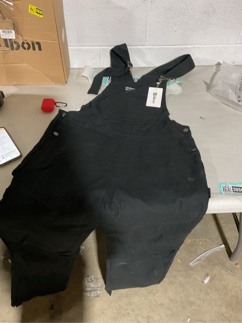 Condition photo showing Good Condition for ubon women's relaxed fit canvas bib overall ripstop workwear regular and petite sizes