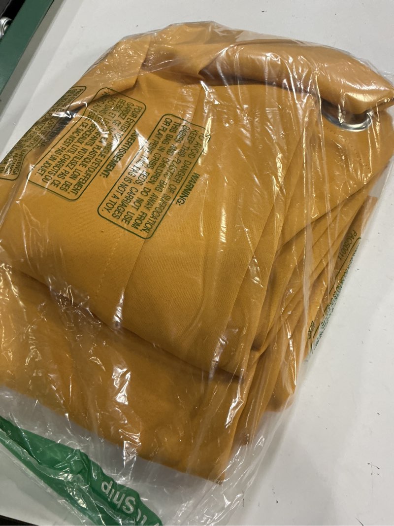 Condition photo showing Good Condition for chrisdowa room darkening curtains 108 inches long 2 panels set for living room, grommet thermal insulated blackout curtains for bedroom (mustard yellow, 52 x 108 inch) 52"w x 108"l (pack of 2) mustard yellow